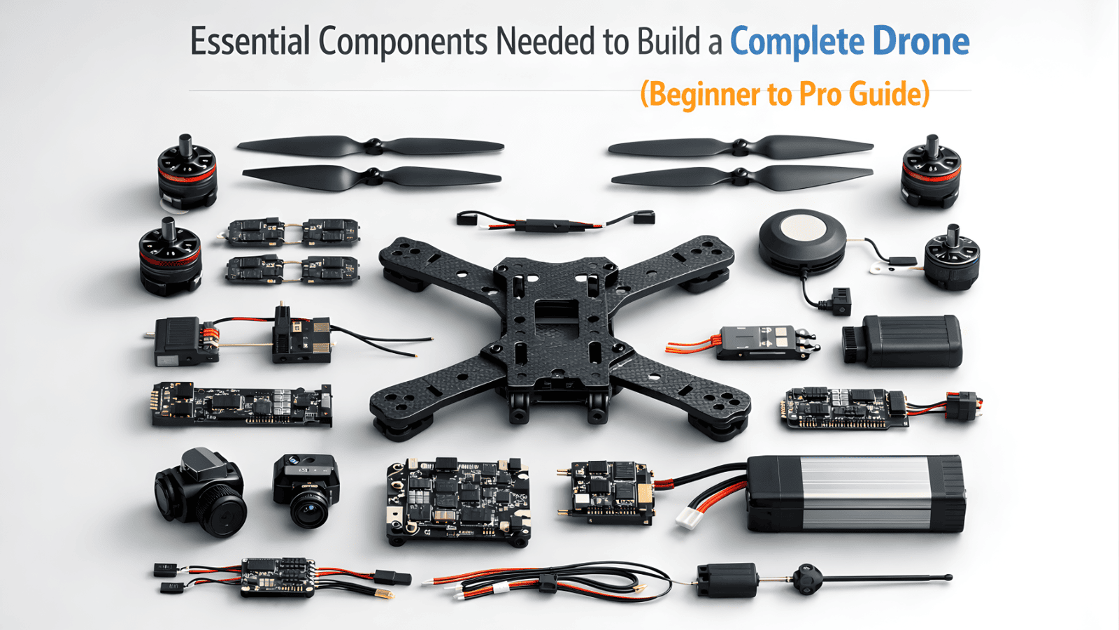 Essential Components Needed To Build A Complete Drone (Beginner To Pro Guide)